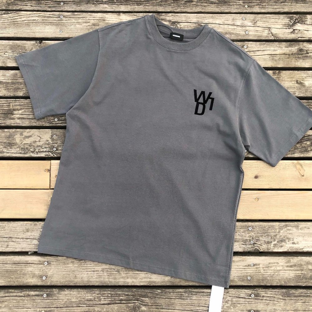 We11 Done Luminous Flocked Bear Crew Neck T Shirt
